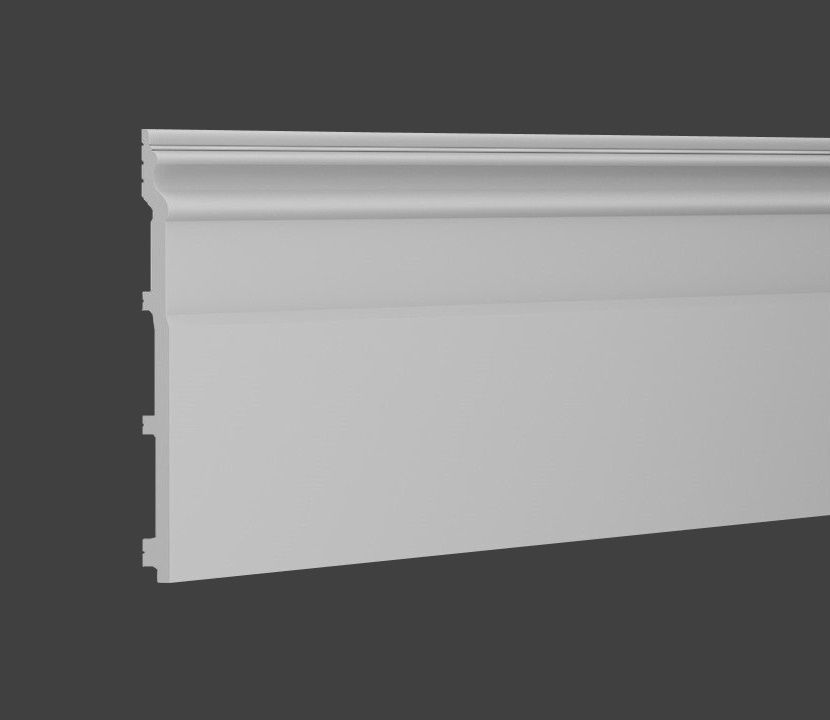 Плинтус полиуретановый Европласт 6.53.118 2000х200х15 мм